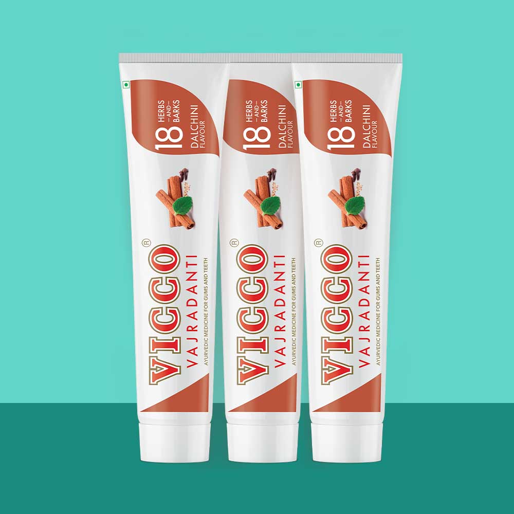 Vicco Vajradanti Paste in Dalchini Flavour - 160 gms image 2