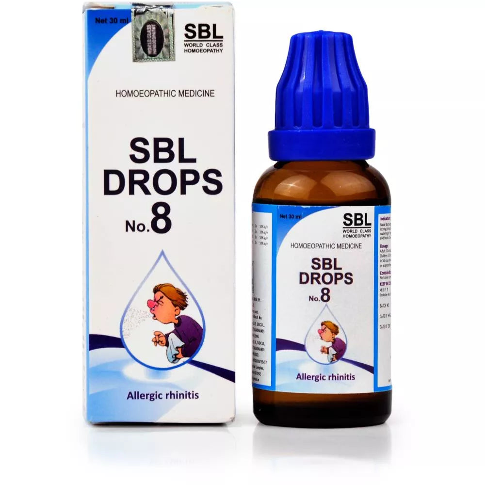 SBL Homeopathy Drops No. 8 Allergic Rhinitis image 2