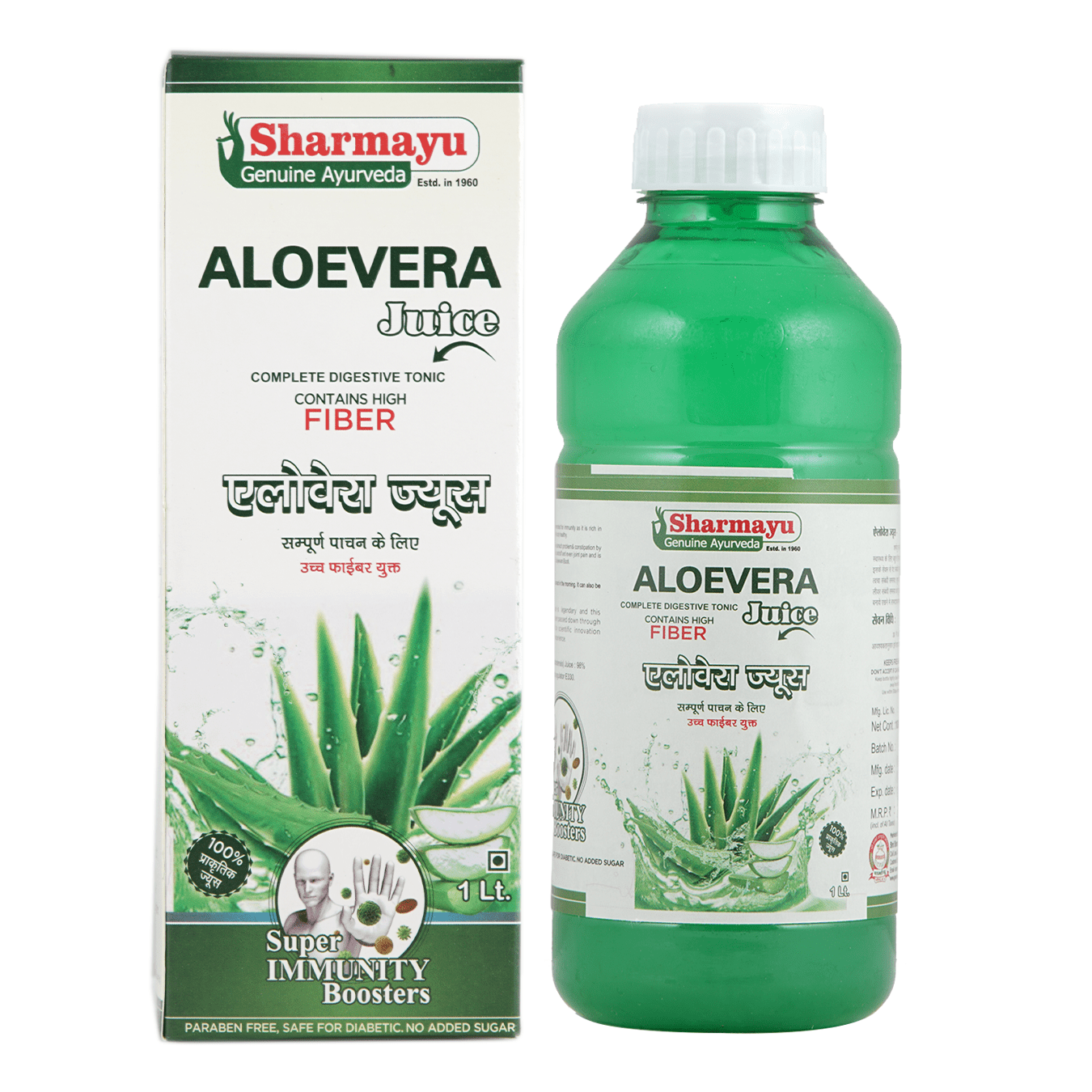 Sharmayu Ayurveda Aloe Vera Juice - 1 Litre image 2