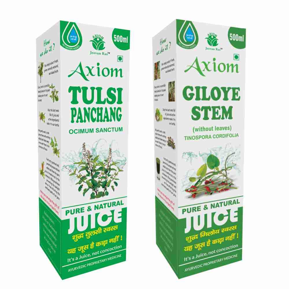 Axiom Jeevanras Tulsi Panchang / Giloy Stem Juice Combos image 2