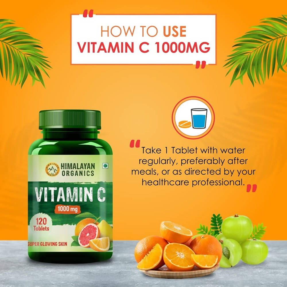 Himalayan Organics Vitamin C 1000 mg Tablets image 6