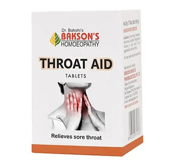 Bakson's Homeopathy Throat Aid Tablets image 3