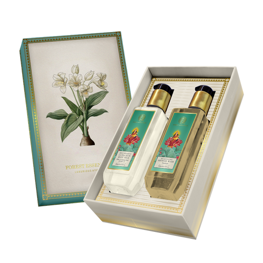 Forest Essentials White Lily Body Care Duo (Soundarya) Box