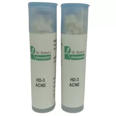 Dr. Romas Homeopathy HD-3 Acne 2 Bottles - 16 gms (Each) image 3