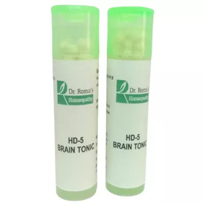 Dr. Romas Homeopathy HD-5 Brain Tonic 2 Bottles - 16 gms (Each) image 3