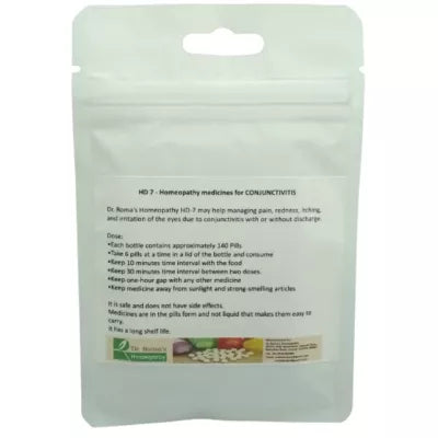 Dr. Romas Homeopathy HD-7 Conjunctivitis 2 Bottles - 16 gms (Each) image 2