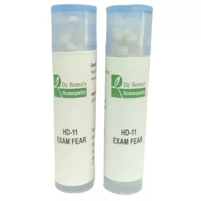 Dr. Romas Homeopathy HD-11 Exam Fear 2 Bottles - 16 gms (Each) image 2