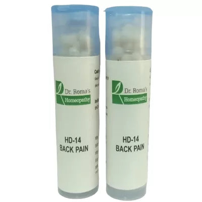Dr. Romas Homeopathy HD-14 Back Pain 2 Bottles - 16 gms (Each) image 3