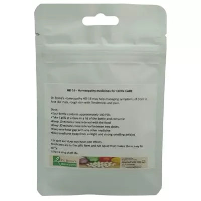 Dr. Romas Homeopathy HD-16 Corn Care 2 Bottles - 16 gms (Each) image 2