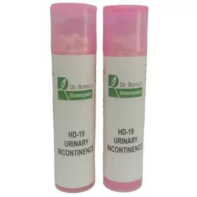 Dr. Romas Homeopathy HD-19 Urinary Incontinence 2 Bottles - 16 gms (Each) image 3