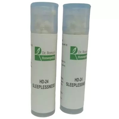 Dr. Romas Homeopathy HD-24 Sleeplessness 2 Bottles - 16 gms (Each) image 3