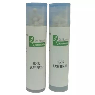 Dr. Romas Homeopathy HD-35 Easy Birth 2 Bottles - 16 gms (Each) image 2
