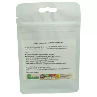 Dr. Romas Homeopathy HD-36 Fissure 2 Bottles - 16 gms (Each) image 2