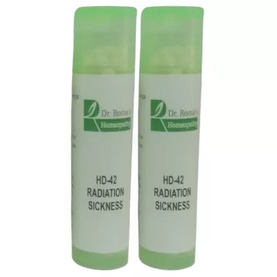 Dr. Romas Homeopathy HD-42 Radiation Sickness 2 Bottles - 16 gms (Each) image 2