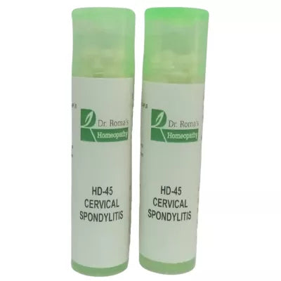 Dr. Romas Homeopathy HD-45 Cervical Spondylitis 2 Bottles - 16 gms (Each) image 3