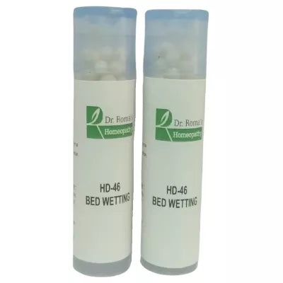 Dr. Romas Homeopathy HD-46 Bed Wetting 2 Bottles - 16 gms (Each) image 3