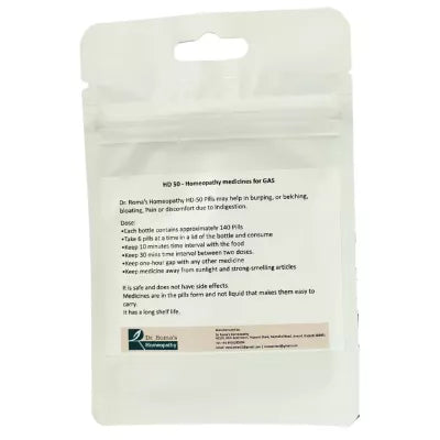 Dr. Romas Homeopathy HD-50 Gas 2 Bottles - 16 gms (Each) image 2
