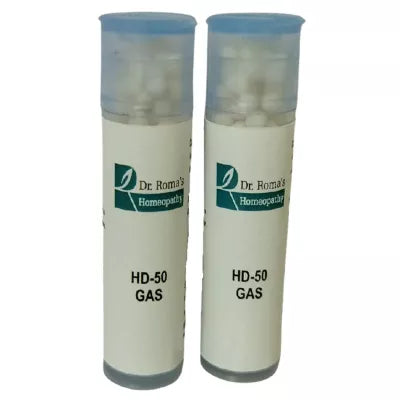 Dr. Romas Homeopathy HD-50 Gas 2 Bottles - 16 gms (Each) image 3