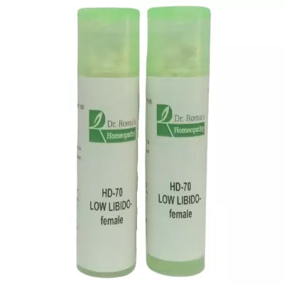 Dr. Romas Homeopathy HD-70 Low Libido- Female 2 Bottles - 16 gms (Each) image 3