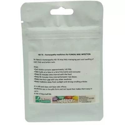 Dr. Romas Homeopathy HD-76 Nail Infection Fungal 2 Bottles - 16 gms (Each) image 2