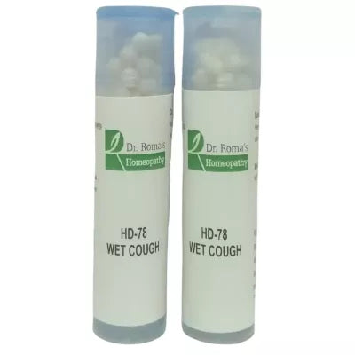 Dr. Romas Homeopathy HD-78 Wet Cough 2 Bottles - 16 gms (Each) image 3