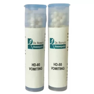 Dr. Romas Homeopathy HD-80 Vomiting 2 Bottles - 16 gms (Each) image 3