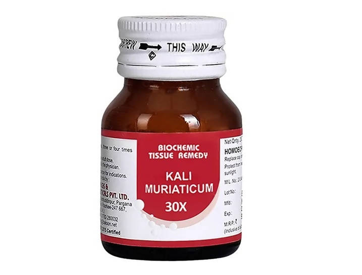 Bakson's Homeopathy Kali Muriaticum Biochemic Tablets image 4