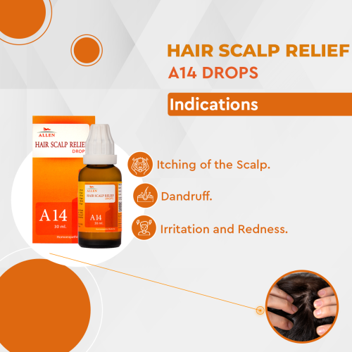 Allen Homeopathy A14 Hair Scalp Support Drops image 2