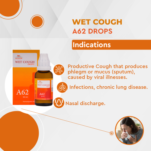 Allen Homeopathy A62 Wet Cough Drops image 2