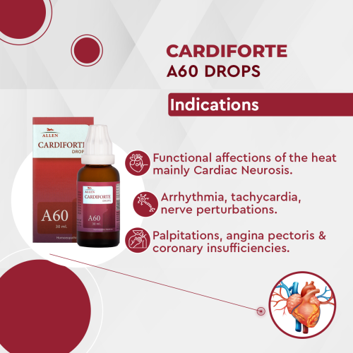 Allen Homeopathy A60 Cardiforte Drops image 2