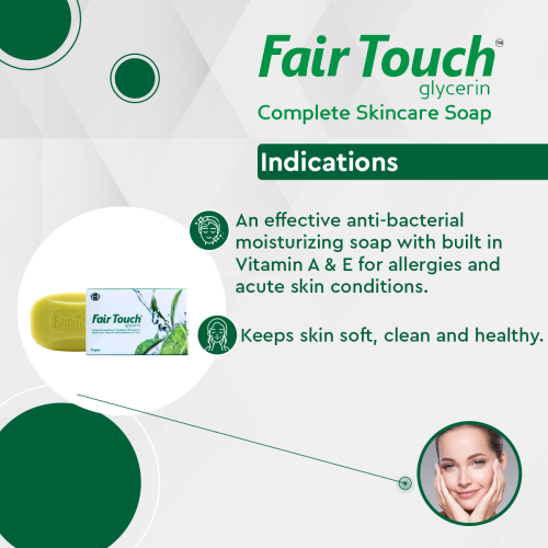Allen Homeopathy Fair Touch Glycerin Complete Skincare Soap image 2