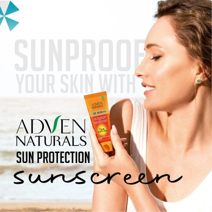 Adven Naturals Sun Protection Sunscreen SPF 40 PA+++ - 100 ml image 3