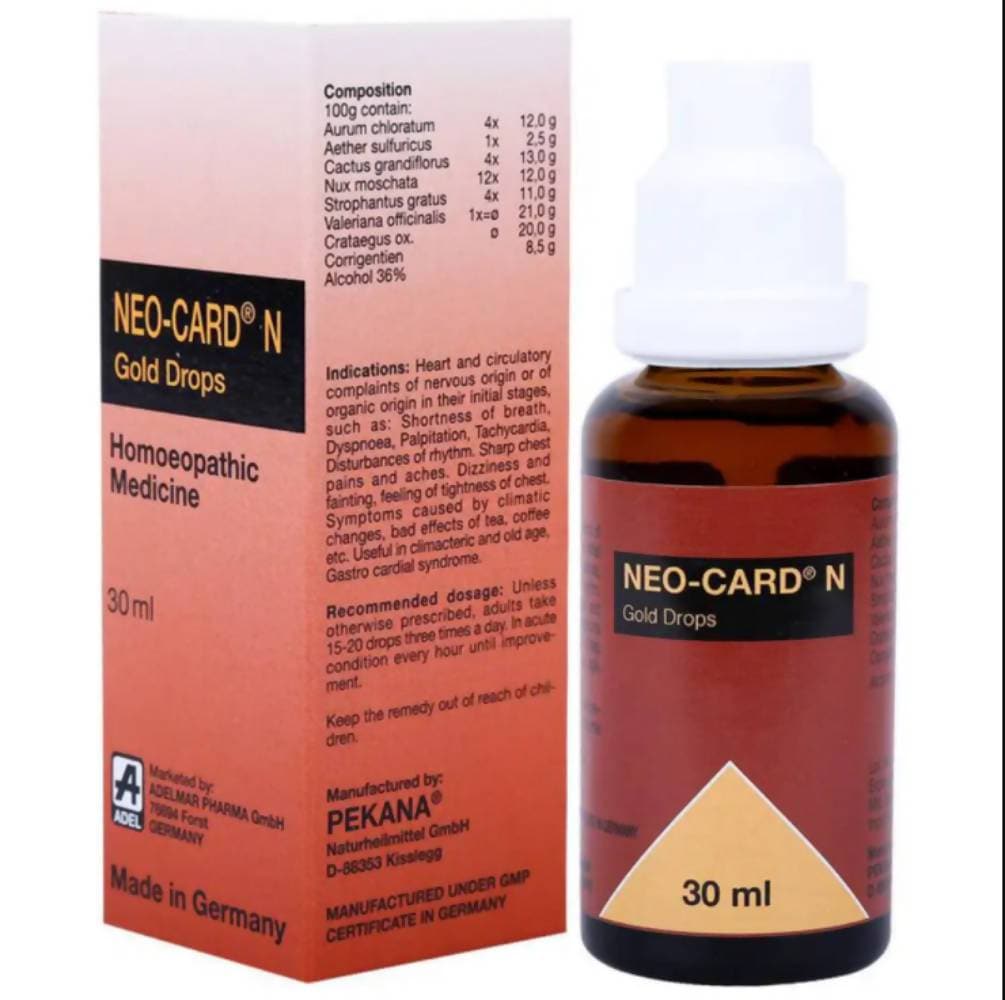 ADEL Homeopathy Neo-Card N Gold Drop - 30 ml image 2