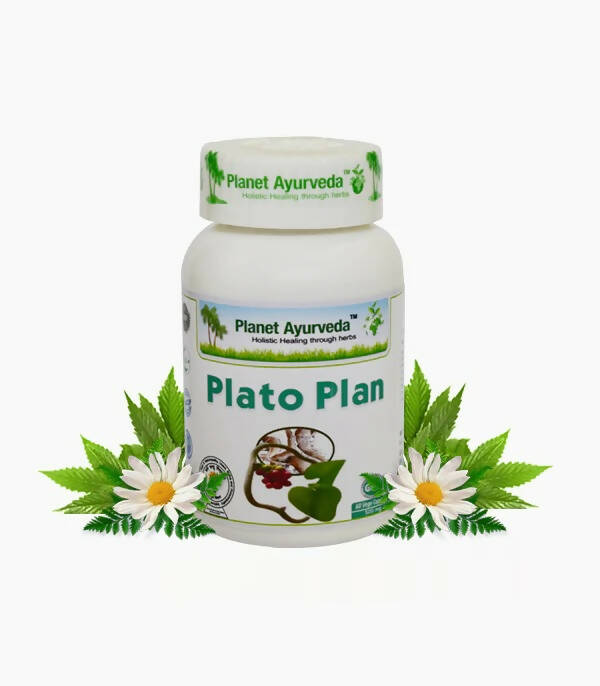 Planet Ayurveda Plato Plan Capsules - 60 tabs