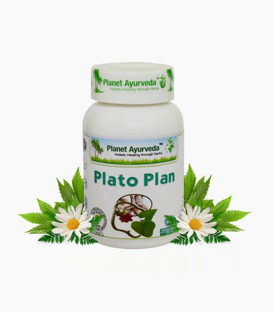 Planet Ayurveda Plato Plan Capsules - 60 tabs