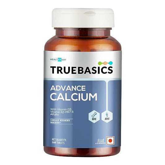 TrueBasics Advance Calcium Tablets for Women and Men - 90 tabs
