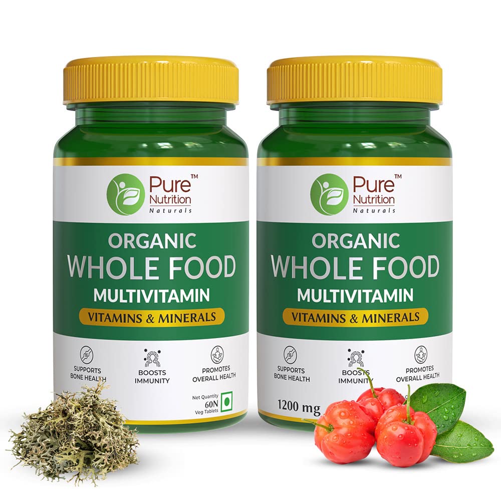 Pure Nutrition Naturals Organic Whole Food Multivitamin - 60 tabs image 2
