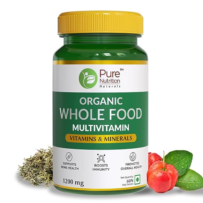 Pure Nutrition Naturals Organic Whole Food Multivitamin - 60 tabs