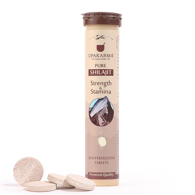 Upakarma Ayurveda Shilajit Effervescent Tablets image 4