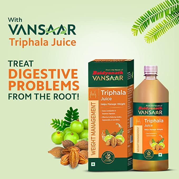 Baidyanath Vansaar Triphala Juice - 1 Litre image 2