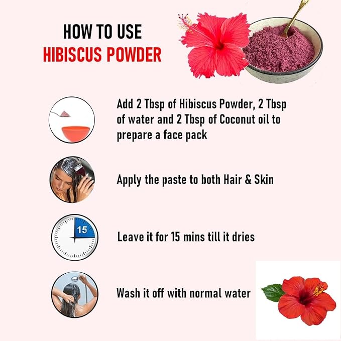 3V Products Hibiscus Flower Powder - 50 gms image 2