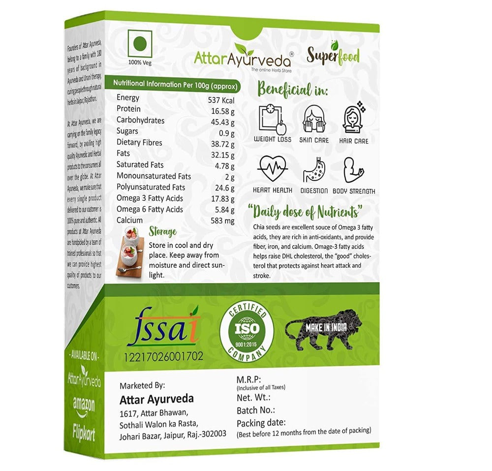 Attar Ayurveda Chia Seeds image 2