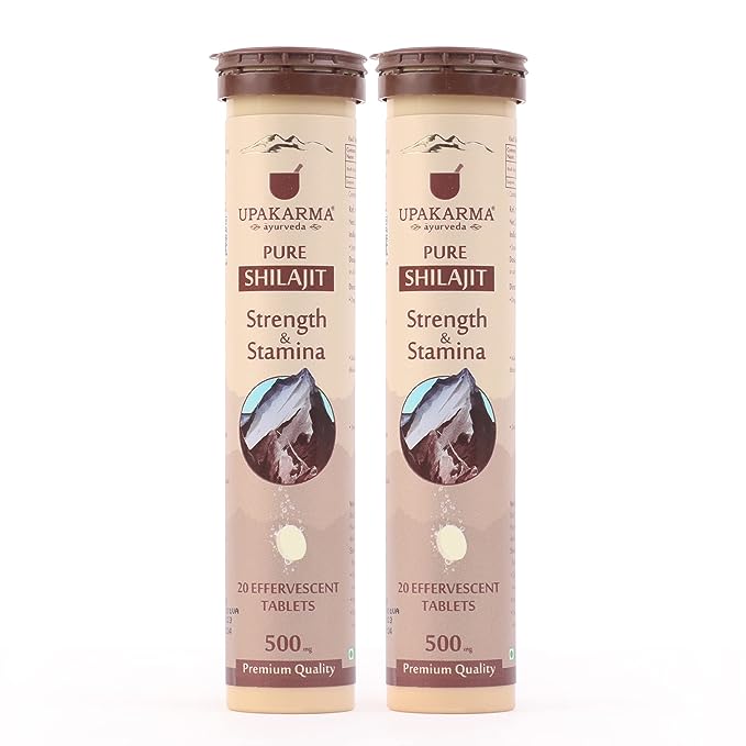 Upakarma Ayurveda Shilajit Effervescent Tablets image 5