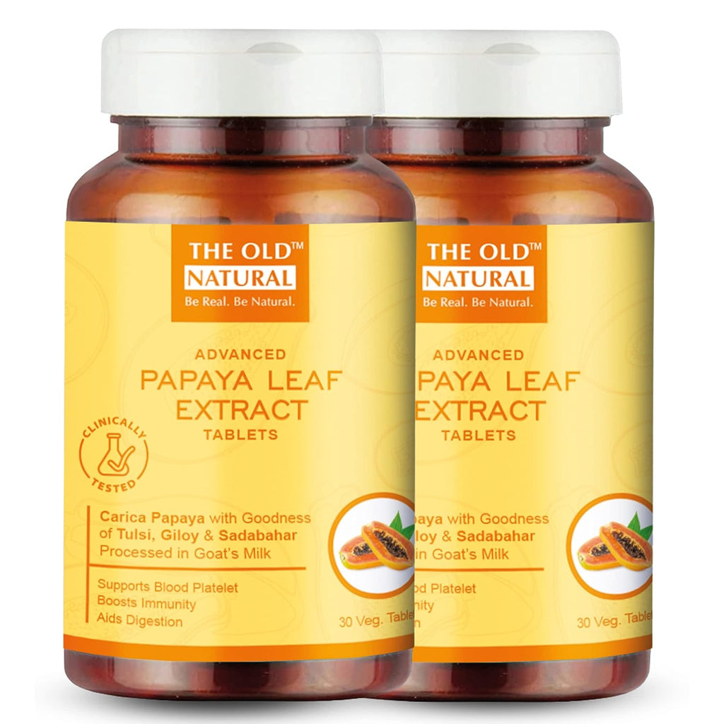 The Old Natural Papaya Leaf Extract - 30 tabs image 2