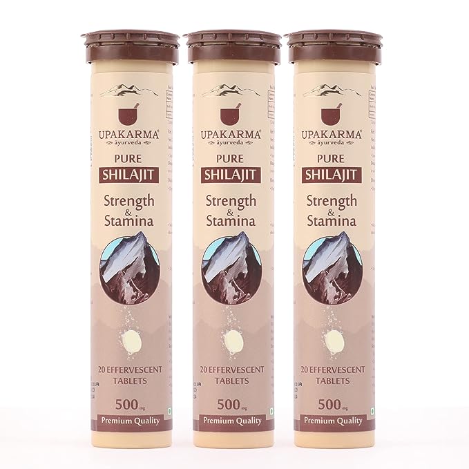 Upakarma Ayurveda Shilajit Effervescent Tablets image 6