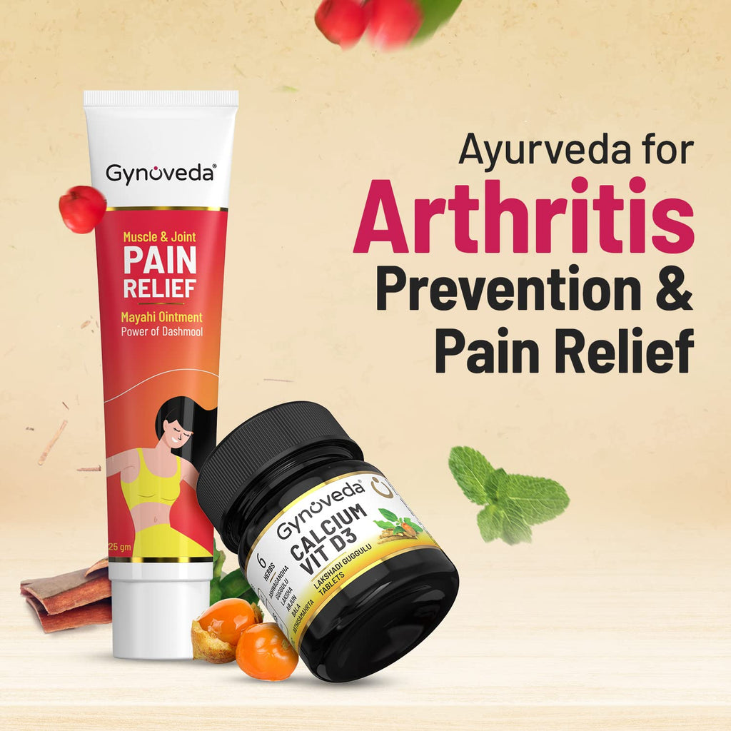 Gynoveda Calcium Vit D3 Tablets & Joint Support Combo image 5