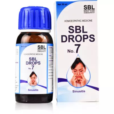 SBL Homeopathy No. 7 Sinusitis Drops - 30 ml image 2