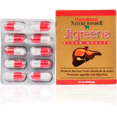 Hamdard Jigreena Capsule - 60 Caps image 2