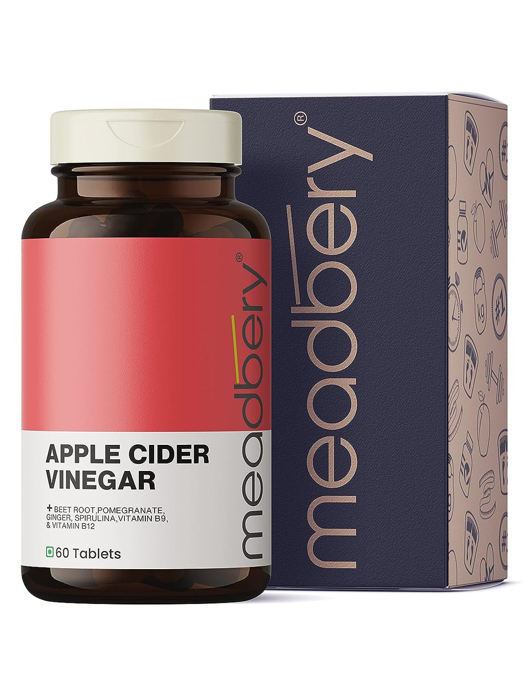Meadbery Raw Apple Cider Vinegar Tablets image 2