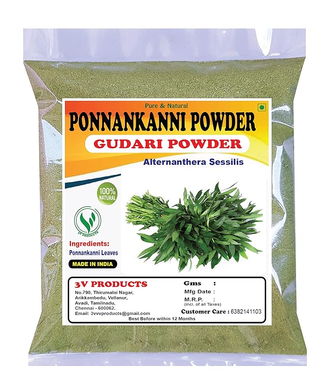 3V Products Ponnankanni Powder - 50 gms - Pack Of 2
